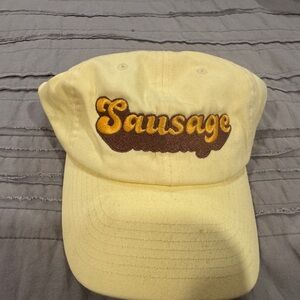 Foodie Mister Parmesan Yellow Bratwurst Dad Hat - Small Batch